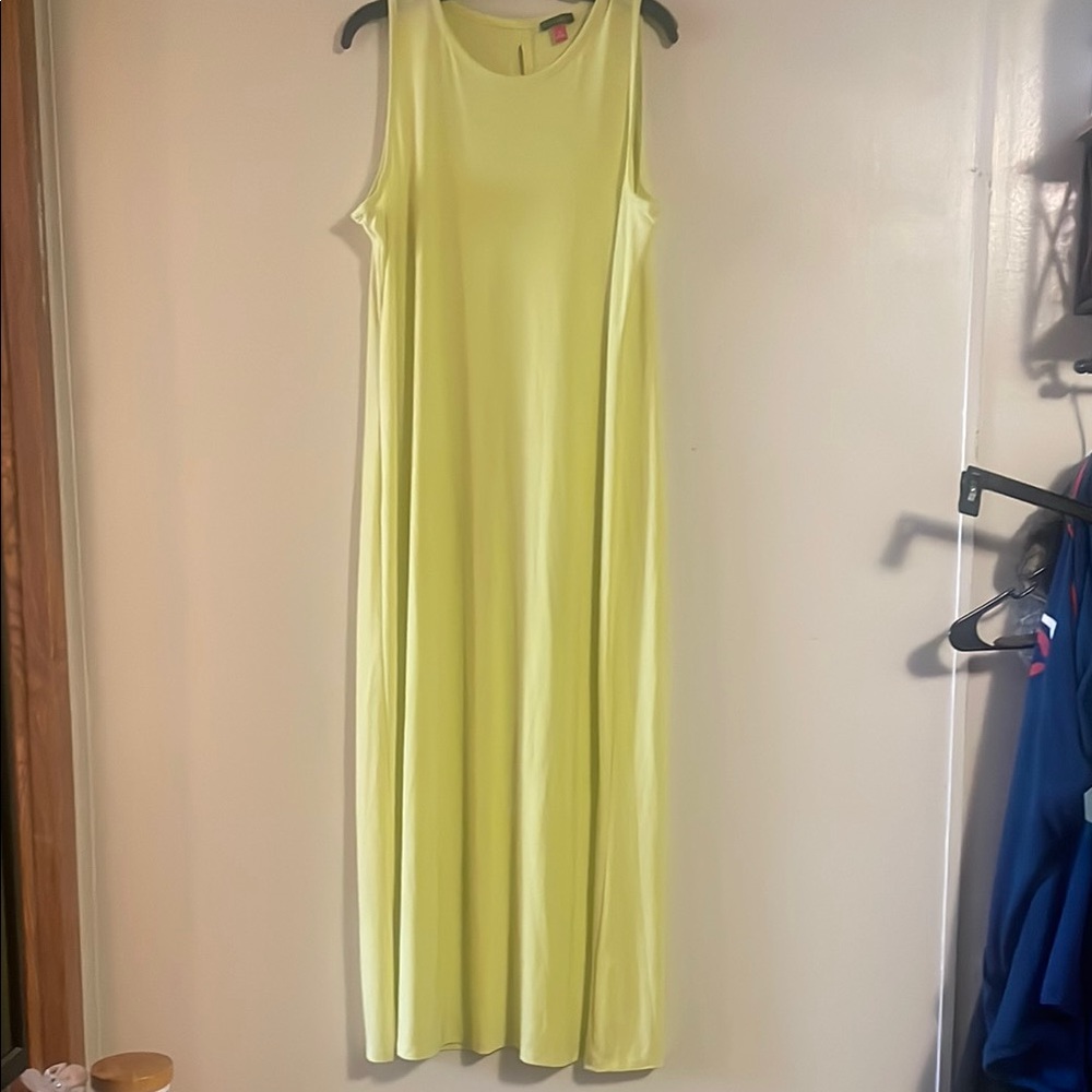 Vince Camuto Green Sleeveless Maxi Sundress